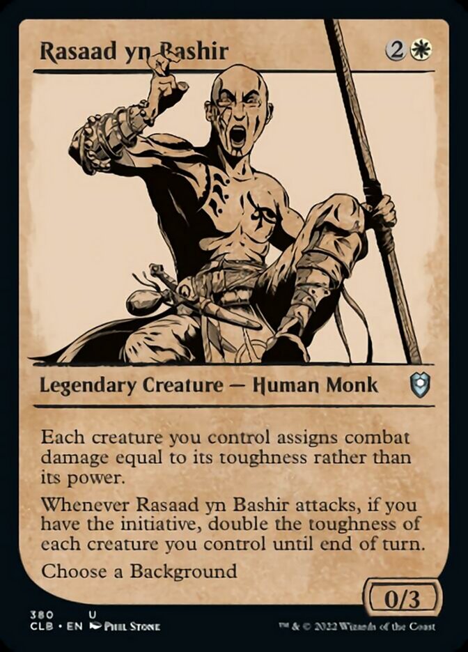 Rasaad yn Bashir (Showcase) [Commander Legends: Battle for Baldur's Gate] | Golgari Games