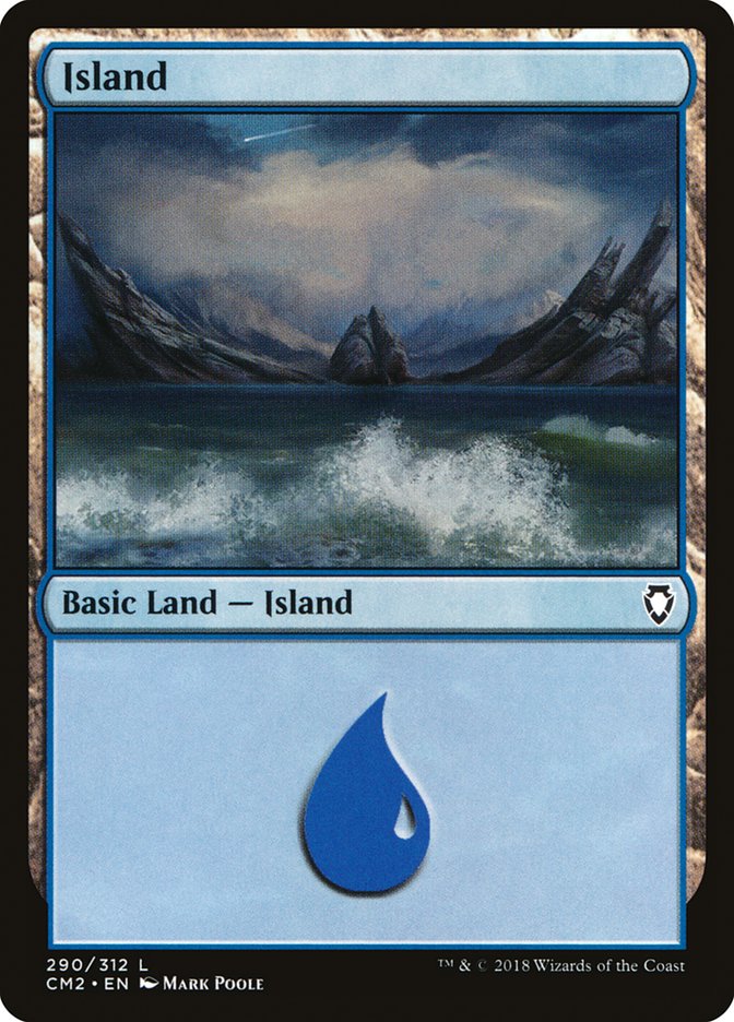 Island (290) [Commander Anthology Volume II] | Golgari Games