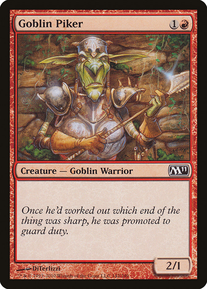 Goblin Piker [Magic 2011] | Local Legends
