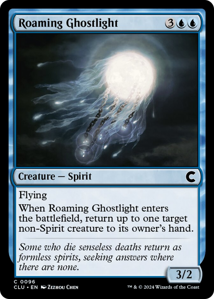 Roaming Ghostlight [Ravnica: Clue Edition] | Golgari Games