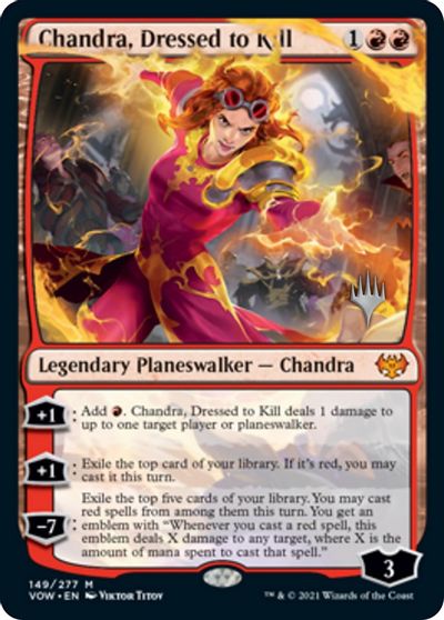 Chandra, Dressed to Kill (Promo Pack) [Innistrad: Crimson Vow Promos] | Golgari Games