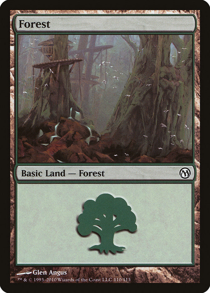 Forest (110) [Duels of the Planeswalkers] | Golgari Games