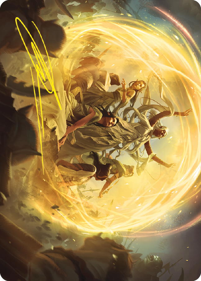 Heroic Intervention Art Card (Gold-Stamped Signature) [The Lord of the Rings: Tales of Middle-earth Art Series] | Local Legends