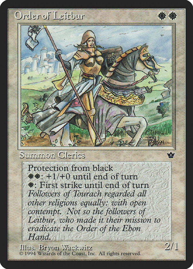 Order of Leitbur (Horse Facing Right) [Fallen Empires] | Local Legends