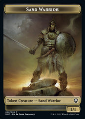 Soldier // Sand Warrior Double-sided Token [Dominaria United Tokens] | Golgari Games