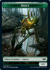 Insect // Boar Double-sided Token [Innistrad: Crimson Vow Tokens] | Local Legends