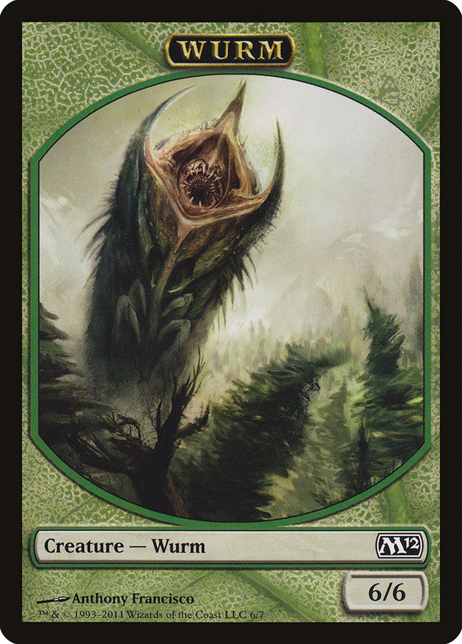 Wurm Token [Magic 2012 Tokens] | Golgari Games