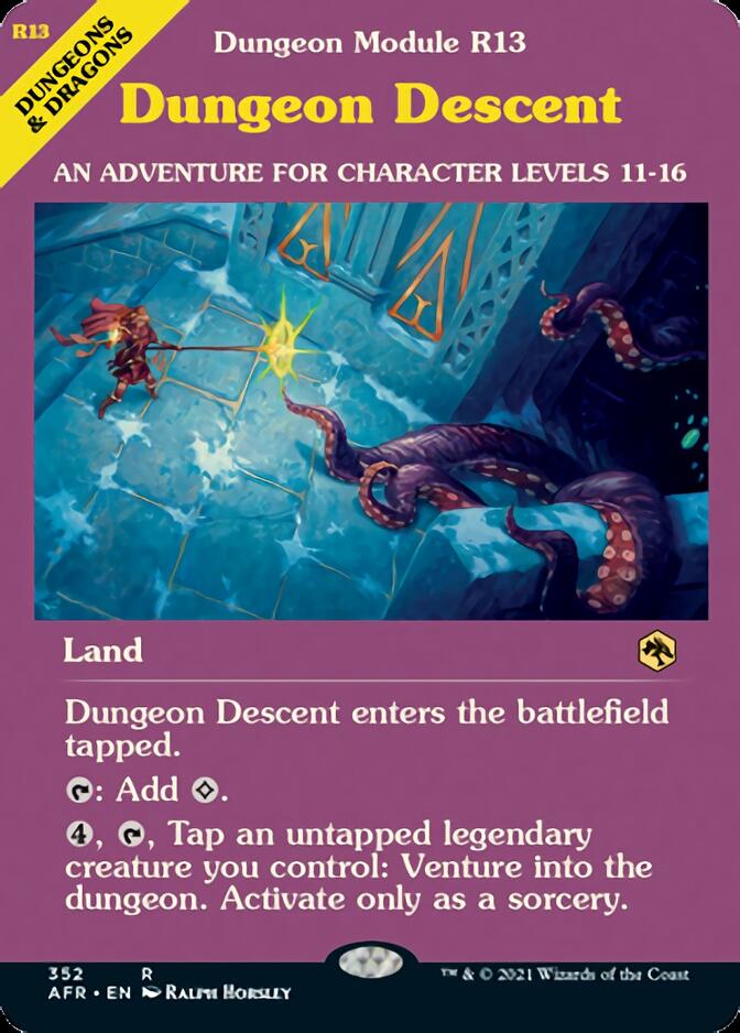 Dungeon Descent (Dungeon Module) [Dungeons & Dragons: Adventures in the Forgotten Realms] | Local Legends