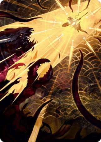 Defiant Strike Art Card [Strixhaven: School of Mages Art Series] | Local Legends