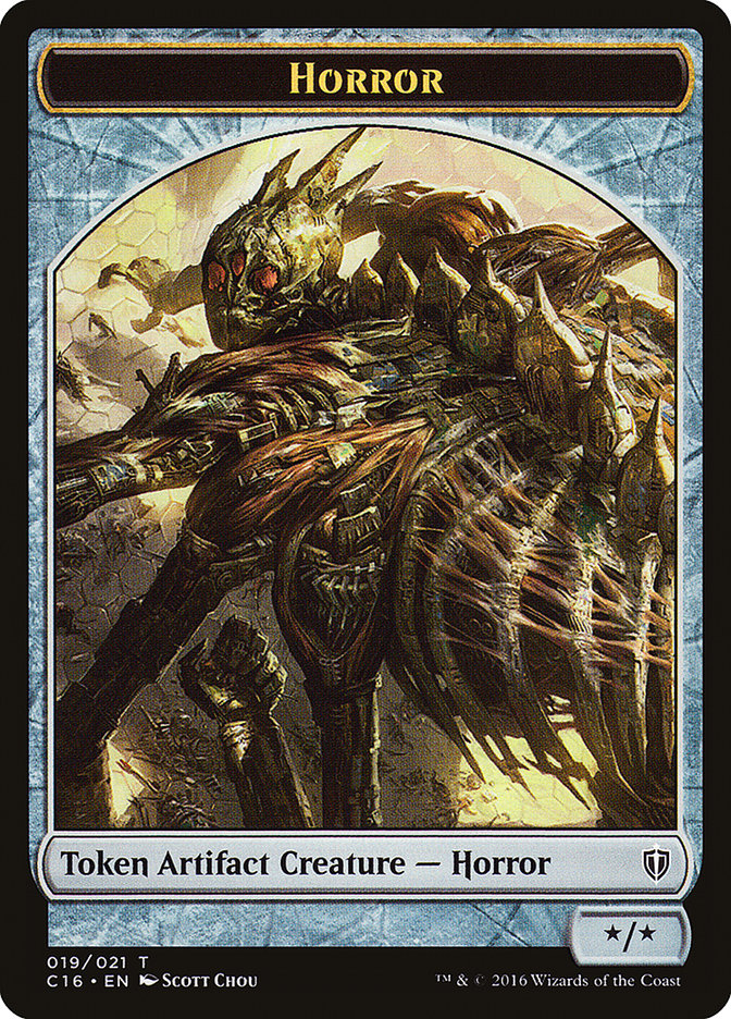 Horror Token [Commander 2016 Tokens] | Local Legends