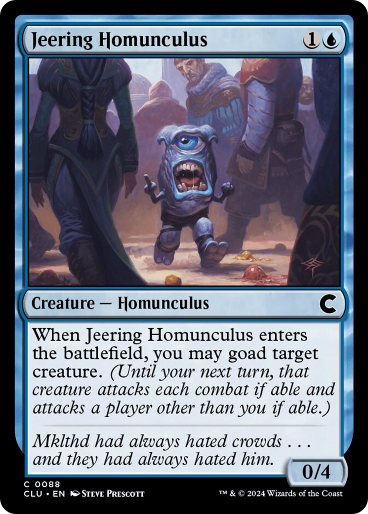 Jeering Homunculus [Ravnica: Clue Edition] | Local Legends
