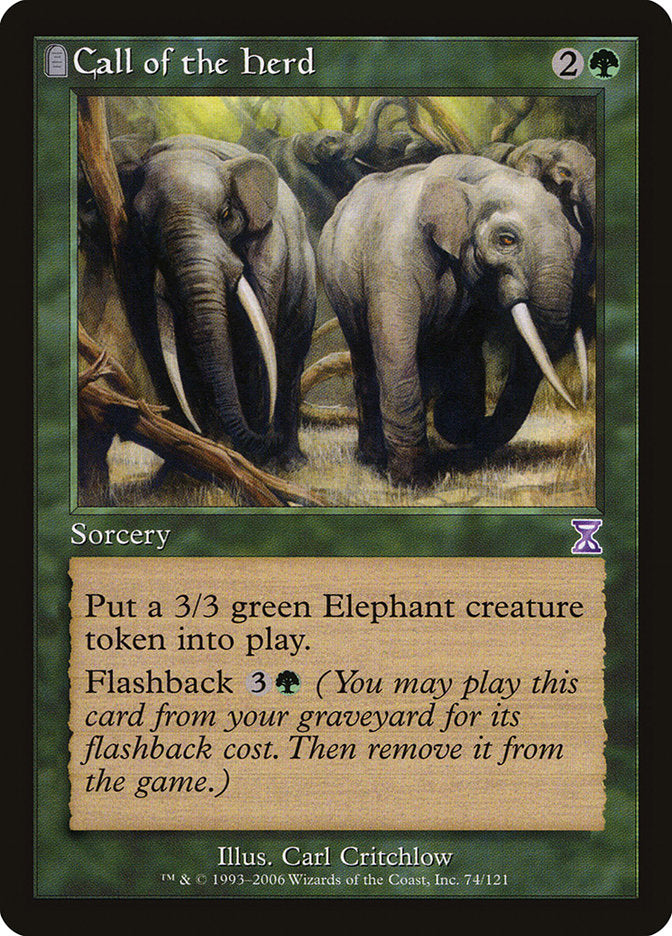 Call of the Herd [Time Spiral Timeshifted] | Golgari Games