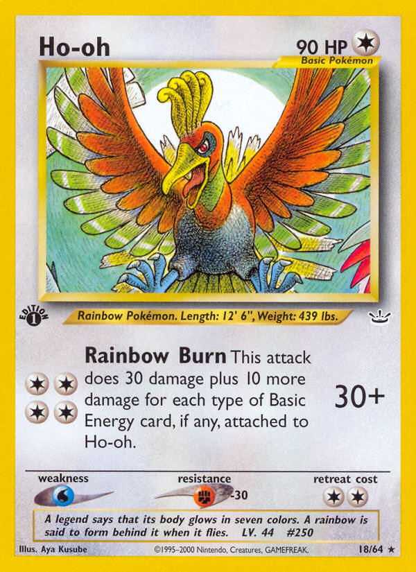 Ho-oh (18/64) [Neo Revelation 1st Edition] | Golgari Games