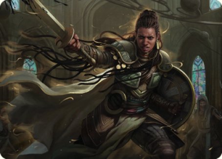 Shanna, Purifying Blade Art Card 1 [Dominaria United Art Series] | Local Legends