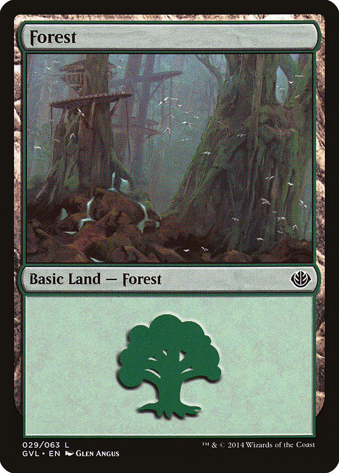 Forest (29) (Garruk vs. Liliana) [Duel Decks Anthology] | Local Legends