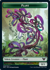 Plant // Treasure Double-sided Token [Kamigawa: Neon Dynasty Commander Tokens] | Golgari Games