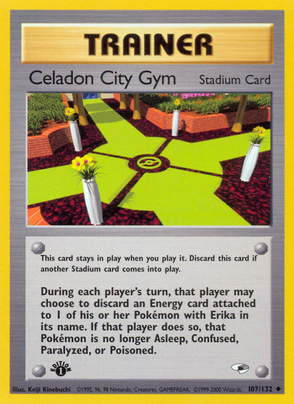 Celadon City Gym (107/132) [Gym Heroes 1st Edition] | Golgari Games