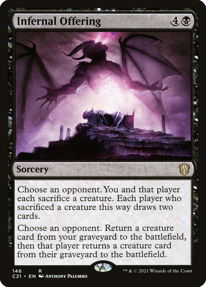 Infernal Offering [Commander 2021] | Local Legends