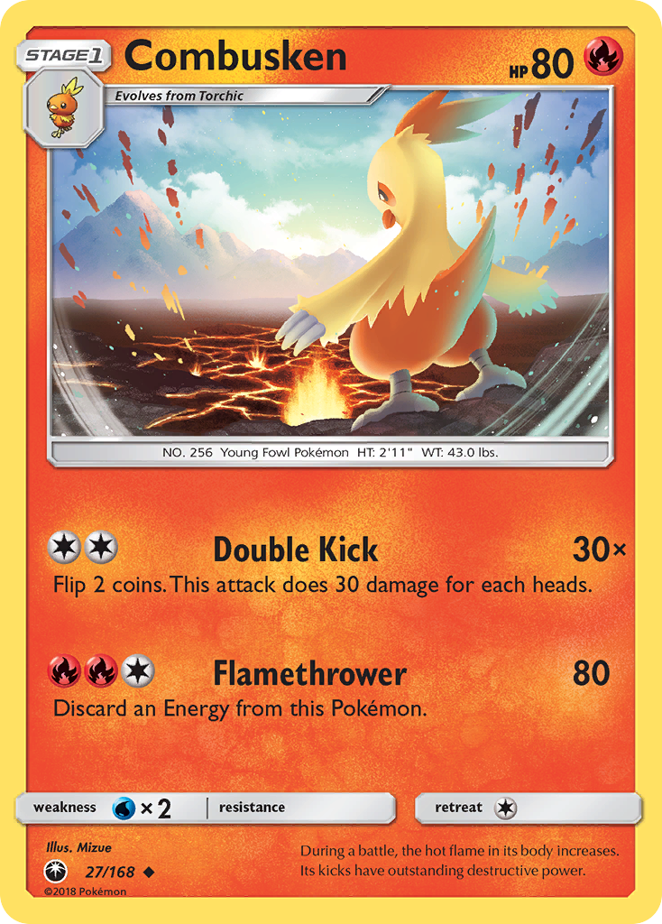 Combusken (27/168) [Sun & Moon: Celestial Storm] | Golgari Games