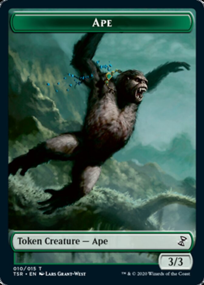 Ape Token [Time Spiral Remastered Tokens] | Golgari Games