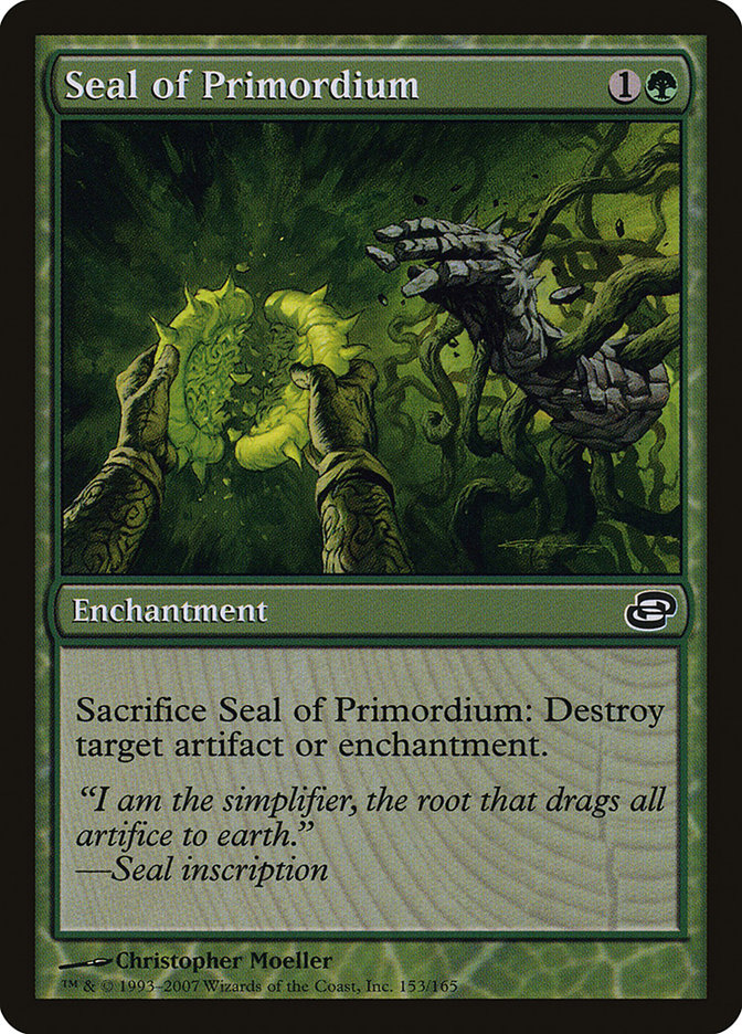 Seal of Primordium [Planar Chaos] | Golgari Games