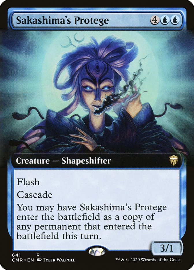 Sakashima's Protege (Extended Art) [Commander Legends] | Local Legends