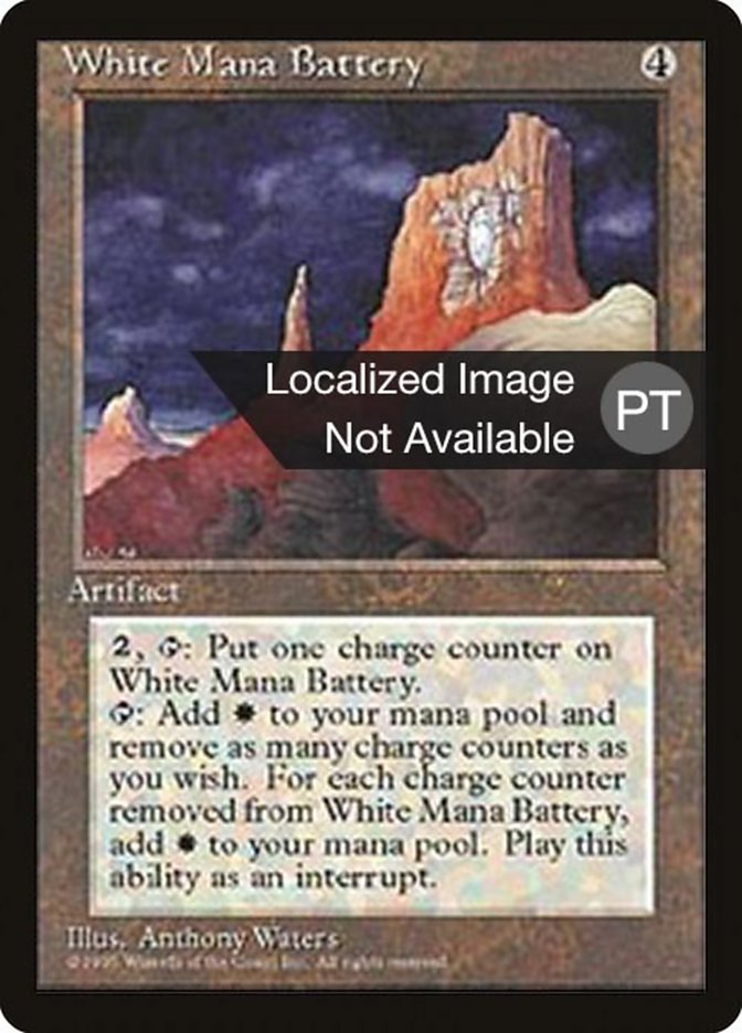 White Mana Battery [Fourth Edition (Foreign Black Border)] | Golgari Games