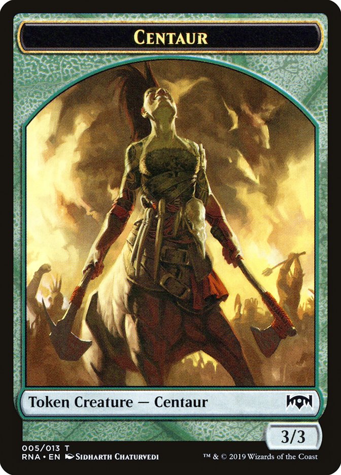 Centaur Token [Ravnica Allegiance Tokens] | Golgari Games