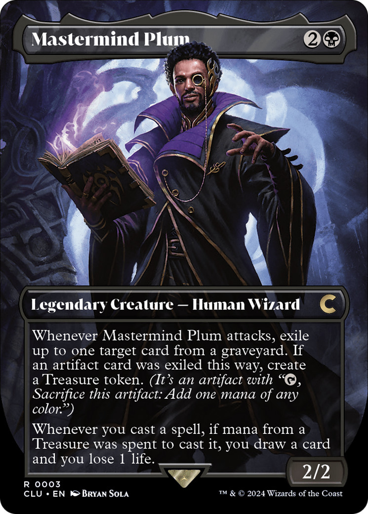 Mastermind Plum (Borderless) [Ravnica: Clue Edition] | Local Legends