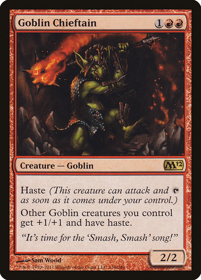 Goblin Chieftain [Magic 2012] | Golgari Games