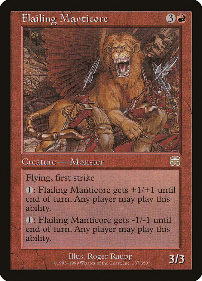 Flailing Manticore [Mercadian Masques] | Local Legends