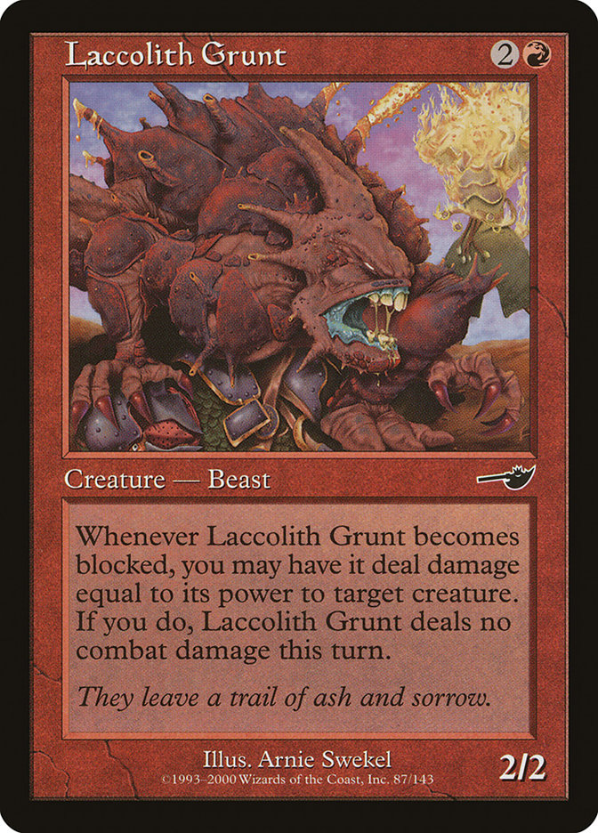 Laccolith Grunt [Nemesis] | Local Legends