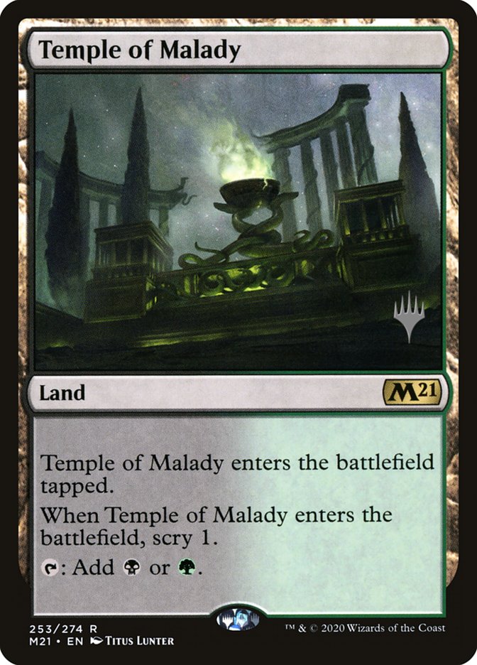 Temple of Malady (Promo Pack) [Core Set 2021 Promos] | Local Legends