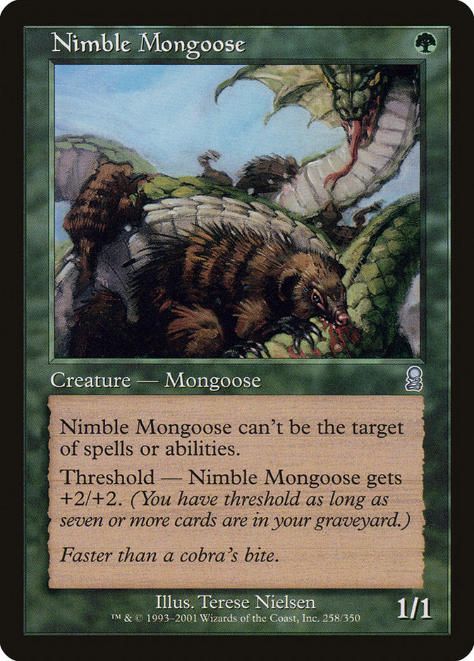 Nimble Mongoose [Odyssey] | Golgari Games