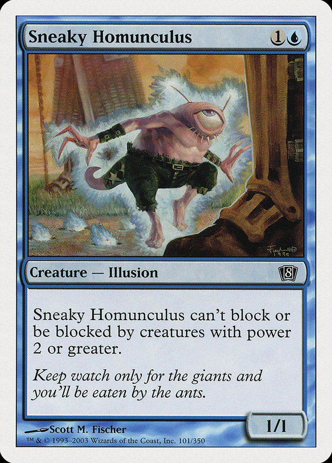 Sneaky Homunculus [Eighth Edition] | Golgari Games