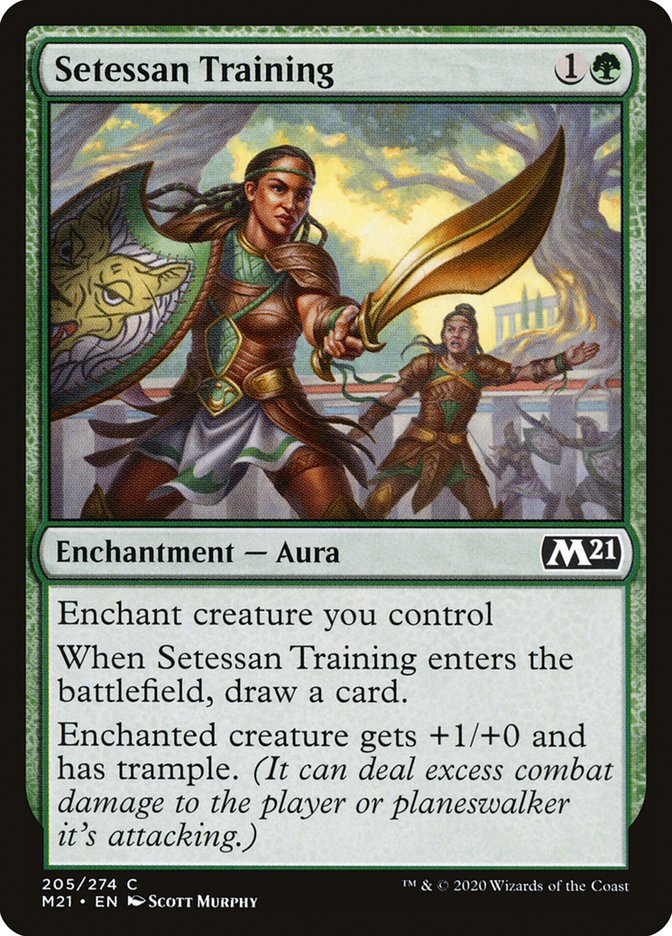 Setessan Training [Core Set 2021] | Golgari Games