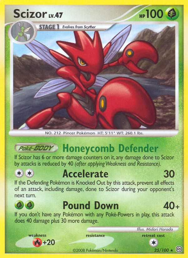 Scizor (25/100) [Diamond & Pearl: Stormfront] | Golgari Games