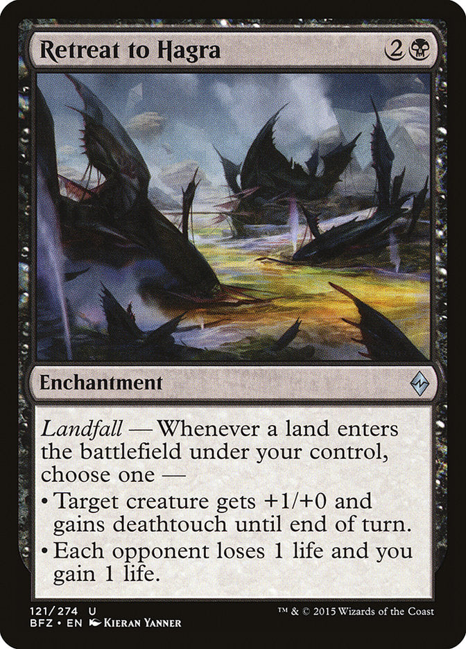 Retreat to Hagra [Battle for Zendikar] | Local Legends