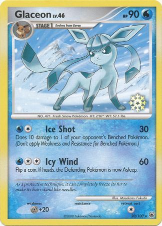 Glaceon (20/100) [Countdown Calendar Promos] | Golgari Games