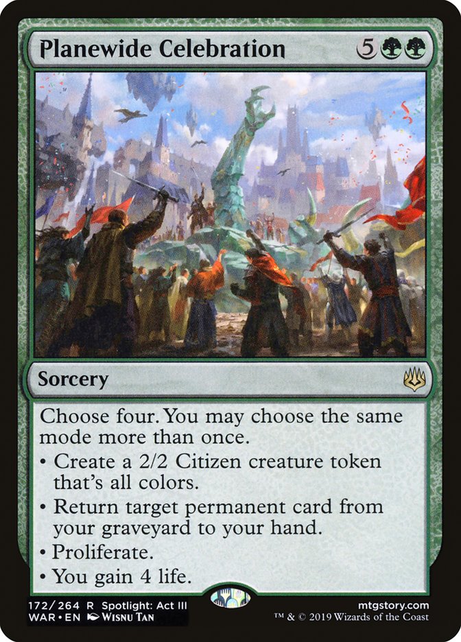 Planewide Celebration [War of the Spark] | Local Legends