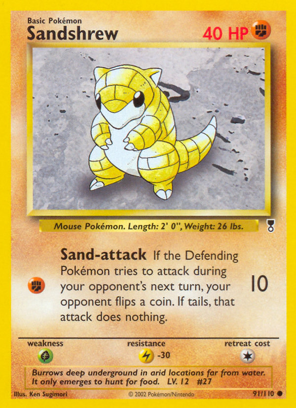 Sandshrew (91/110) [Legendary Collection] | Golgari Games