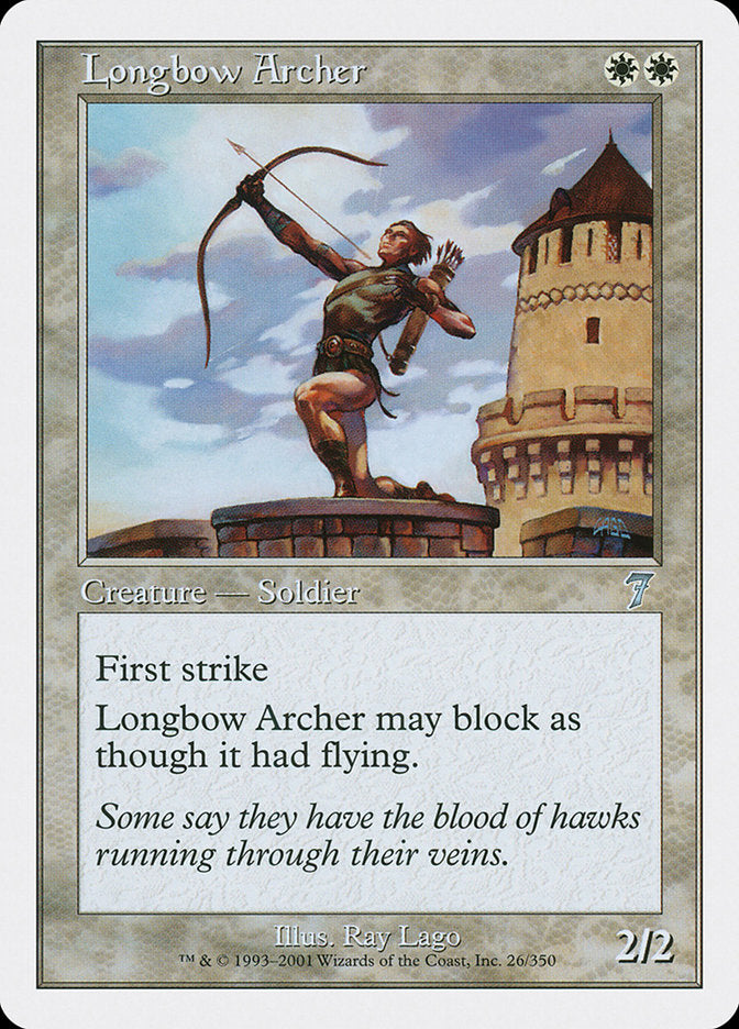 Longbow Archer [Seventh Edition] | Golgari Games