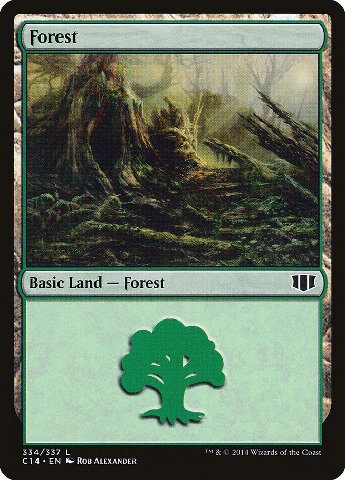 Forest (334) [Commander 2014] | Golgari Games