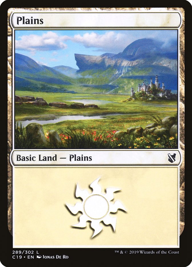 Plains (289) [Commander 2019] | Golgari Games