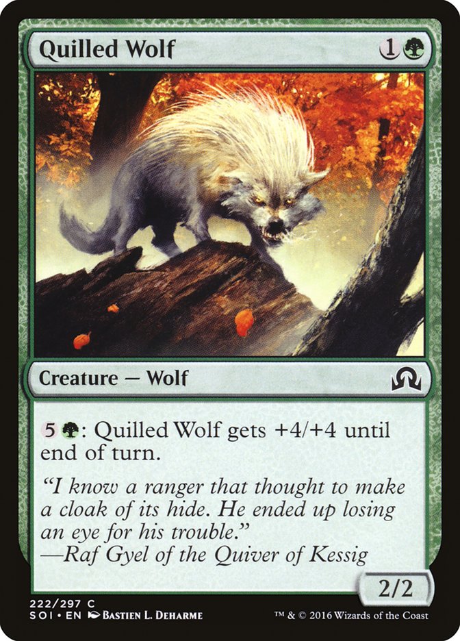 Quilled Wolf [Shadows over Innistrad] | Golgari Games