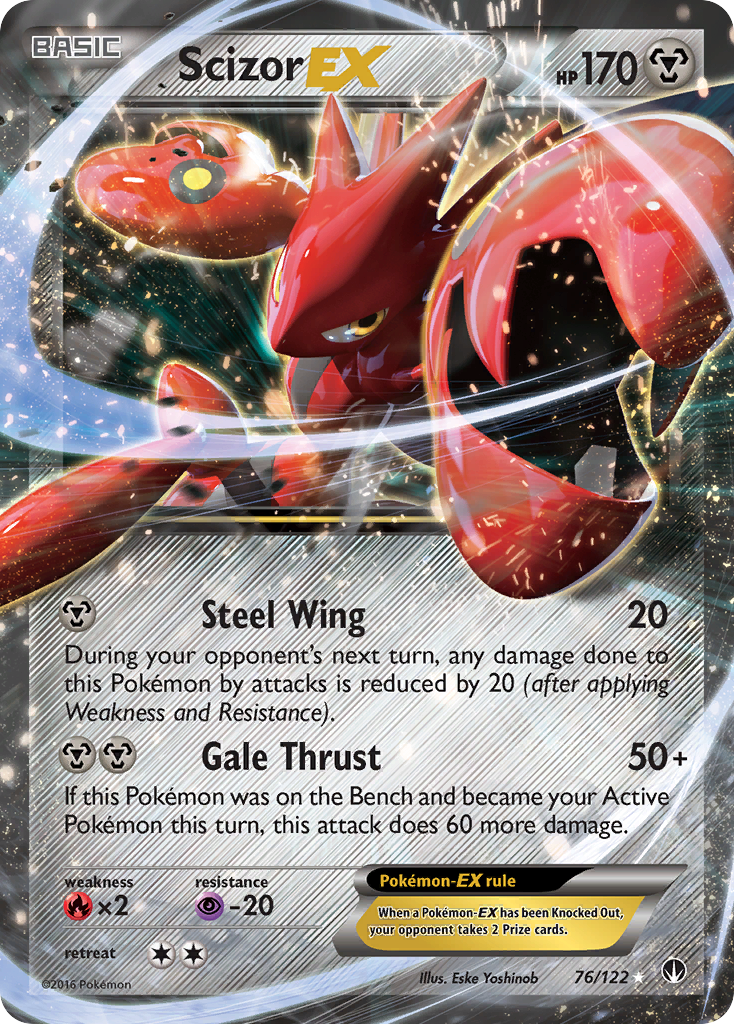 Scizor EX (76/122) [XY: BREAKpoint] | Golgari Games