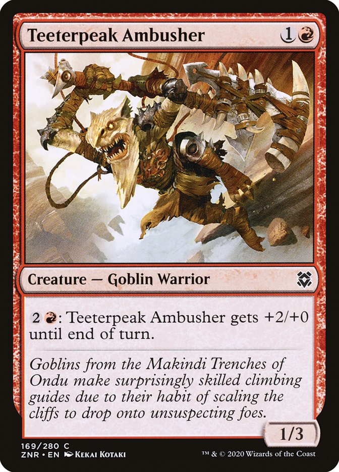 Teeterpeak Ambusher [Zendikar Rising] | Local Legends