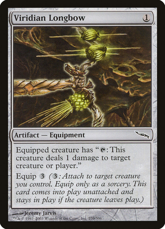 Viridian Longbow [Mirrodin] | Golgari Games