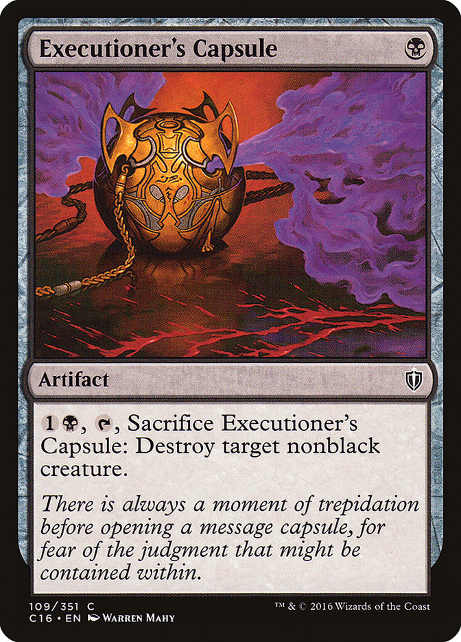 Executioner's Capsule [Commander 2016] | Golgari Games