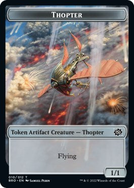 Myr // Thopter (010) Double-Sided Token [The Brothers' War Commander Tokens] | Local Legends